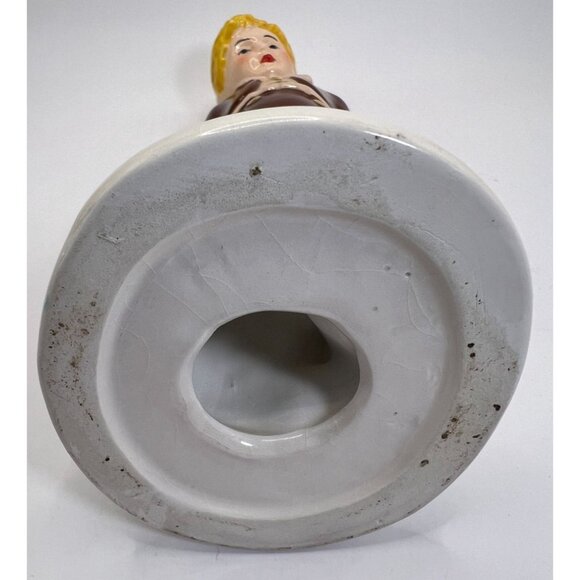 Rare Vtg Holland Mold Figurine Victorian Boy Hand Painted - Picture 11 of 11